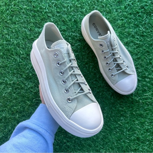 🎁Converse Chuck Taylor All Star Ctas Move Ox Summit Sage - Picture 2 of 11